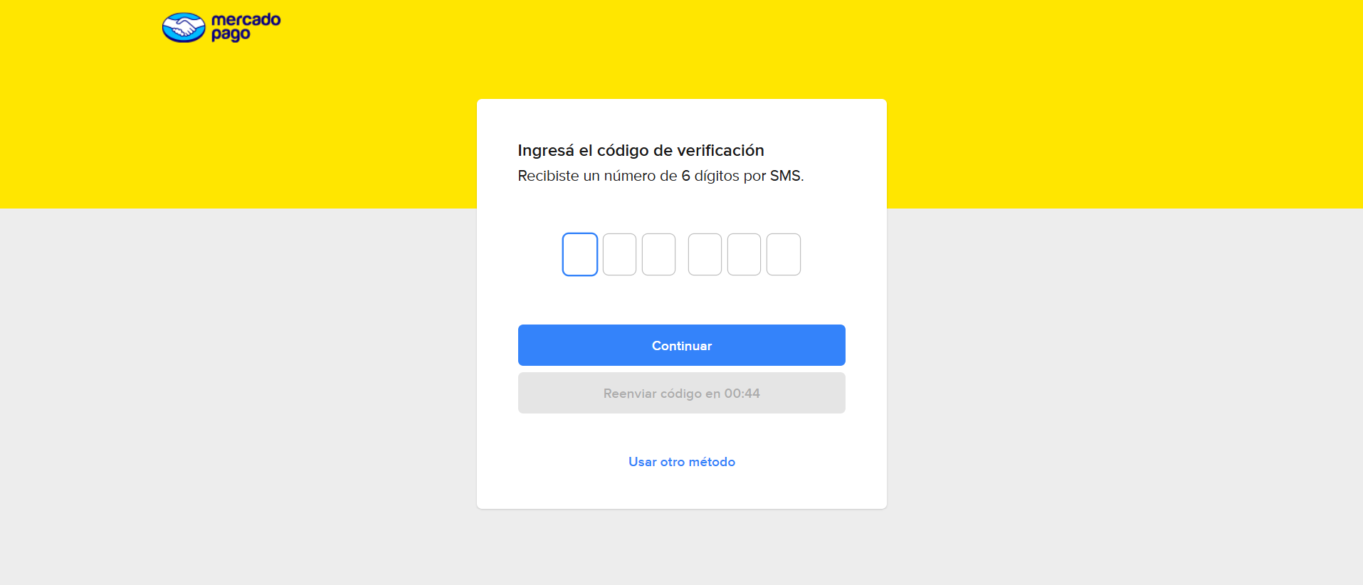 Paso 4: Ingresá el código de verificación