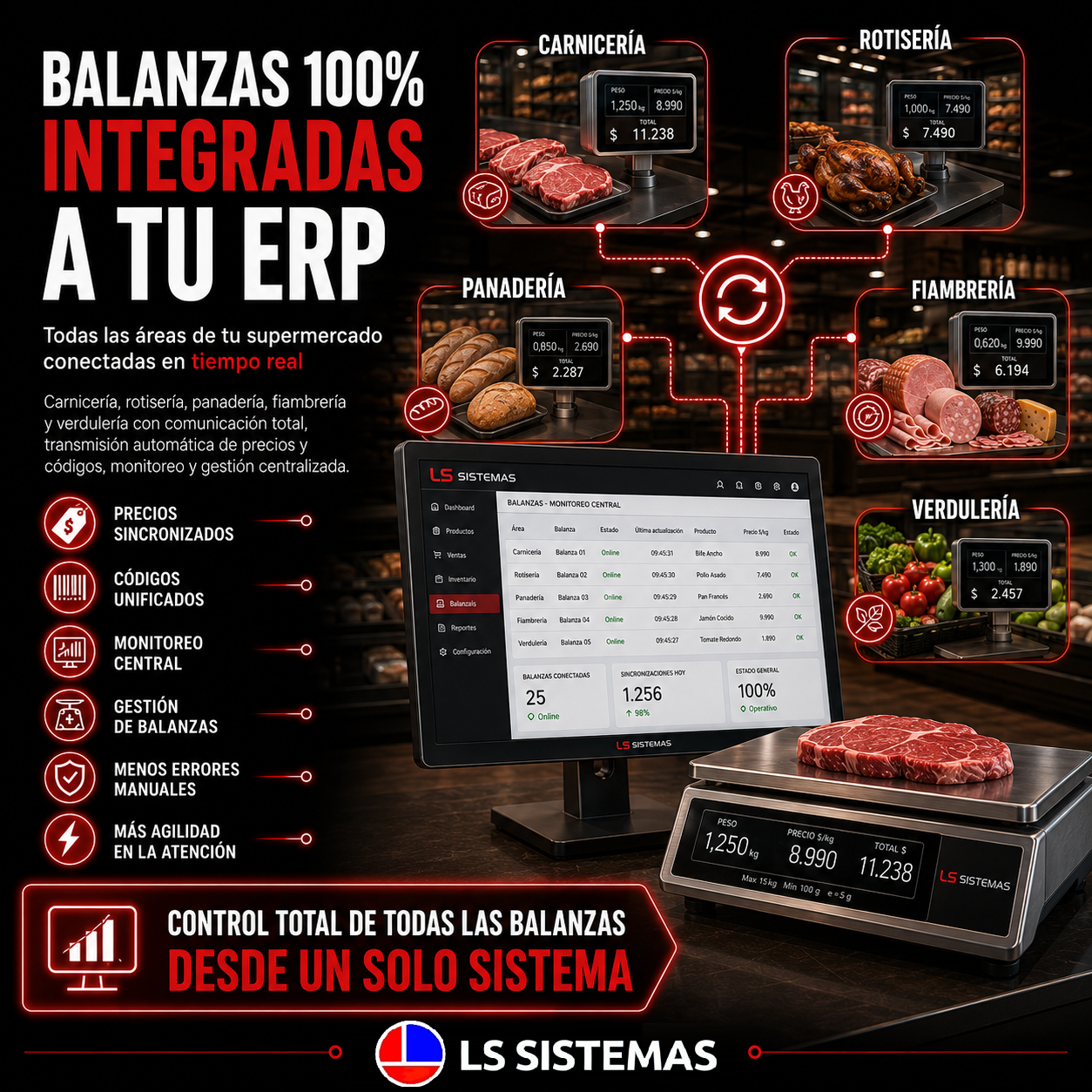 Balanzas integradas al ERP